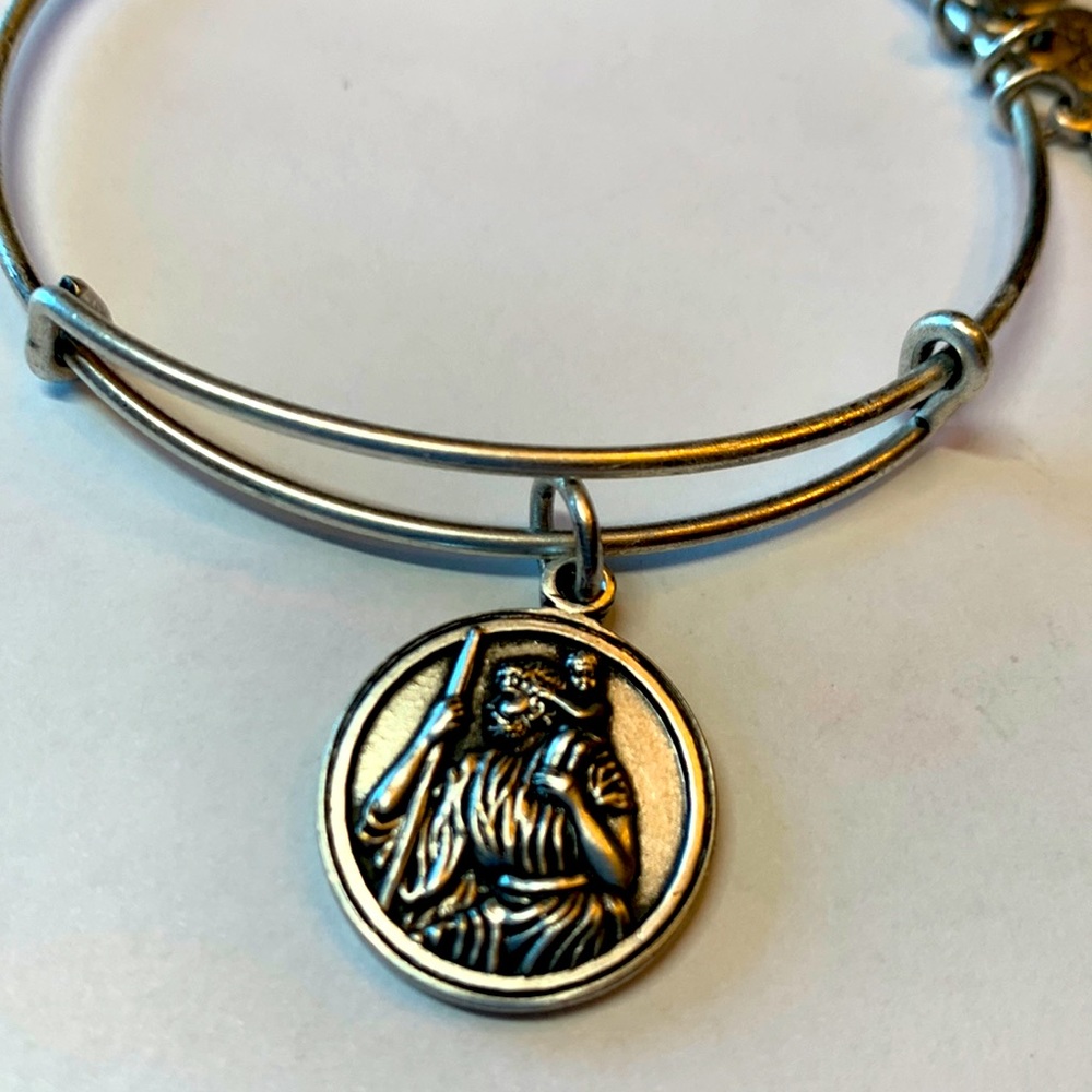 3/$15 Alex and Ani Saint Christopher silver bracelet